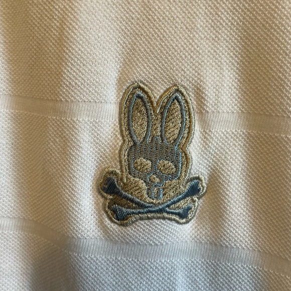 PSYCHO BUNNY -Mens Classic Pique Polo Shirt - Picture 3 of 7